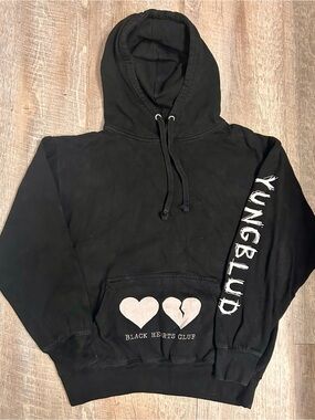 Yungblud Black Hearts Club Black Hoodie